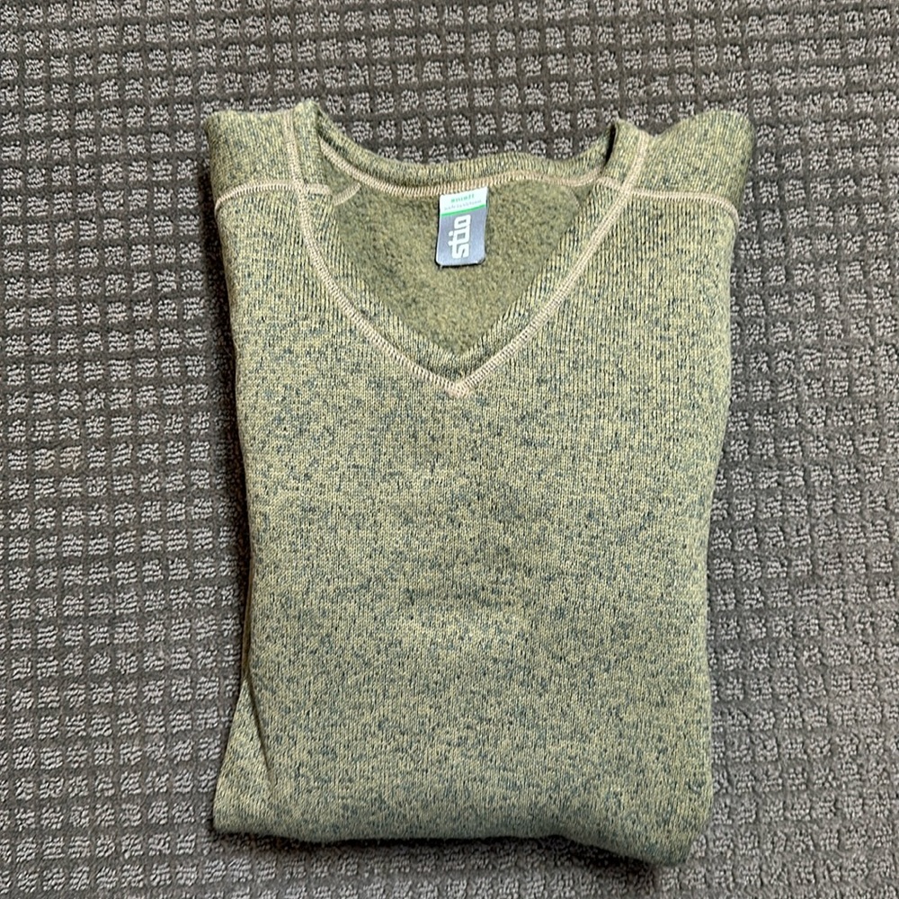Men’s Stio Fleece V-Neck Small